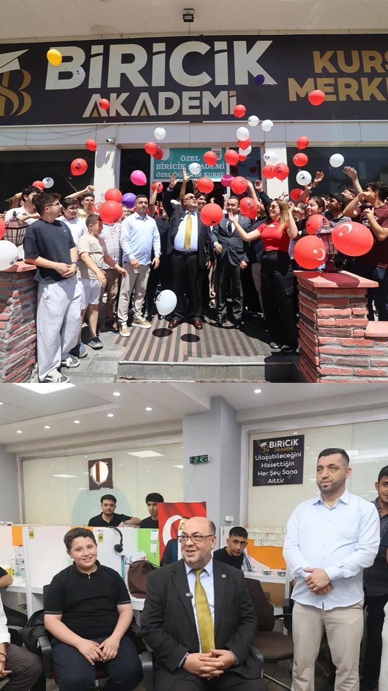Biricik Akademi YKS öncesi mezuniyet ve balon etkinliği